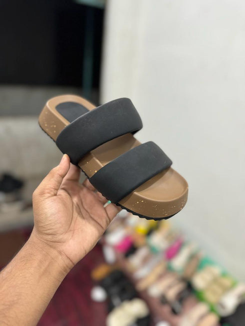Casual Double Strap Sliders